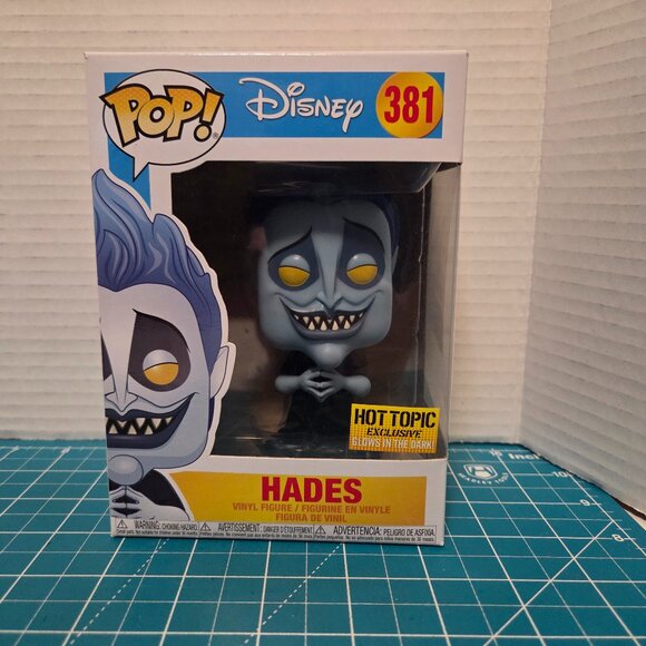 Funko POP Disney Hercules Hades Hot Topic GITD 381 Vinyl Figure - Picture 1 of 6